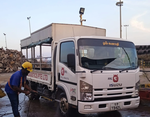 Gas cutting operation